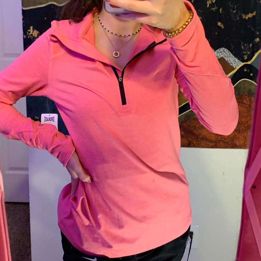 Pink Athletic Quarterzip